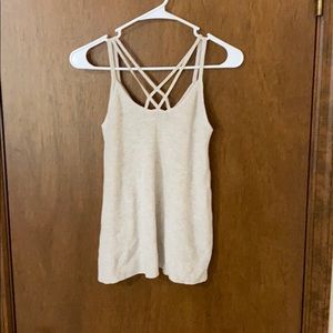 Cream American eagle blouse